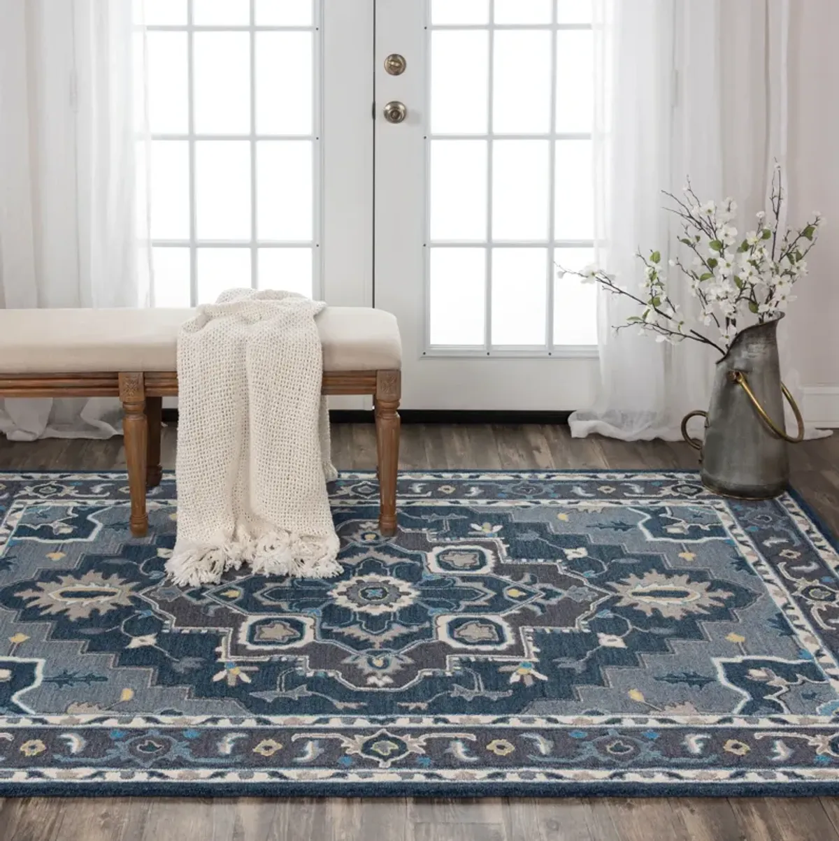 Pru 5 X 8  Area Rug - Blue