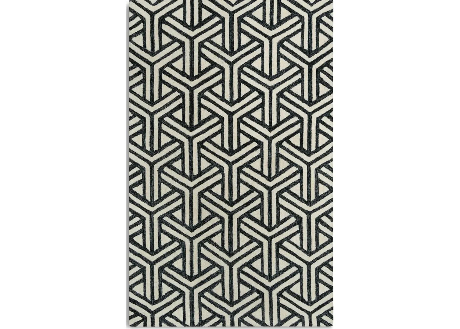 Percy 5 X 8  Area Rug - Black