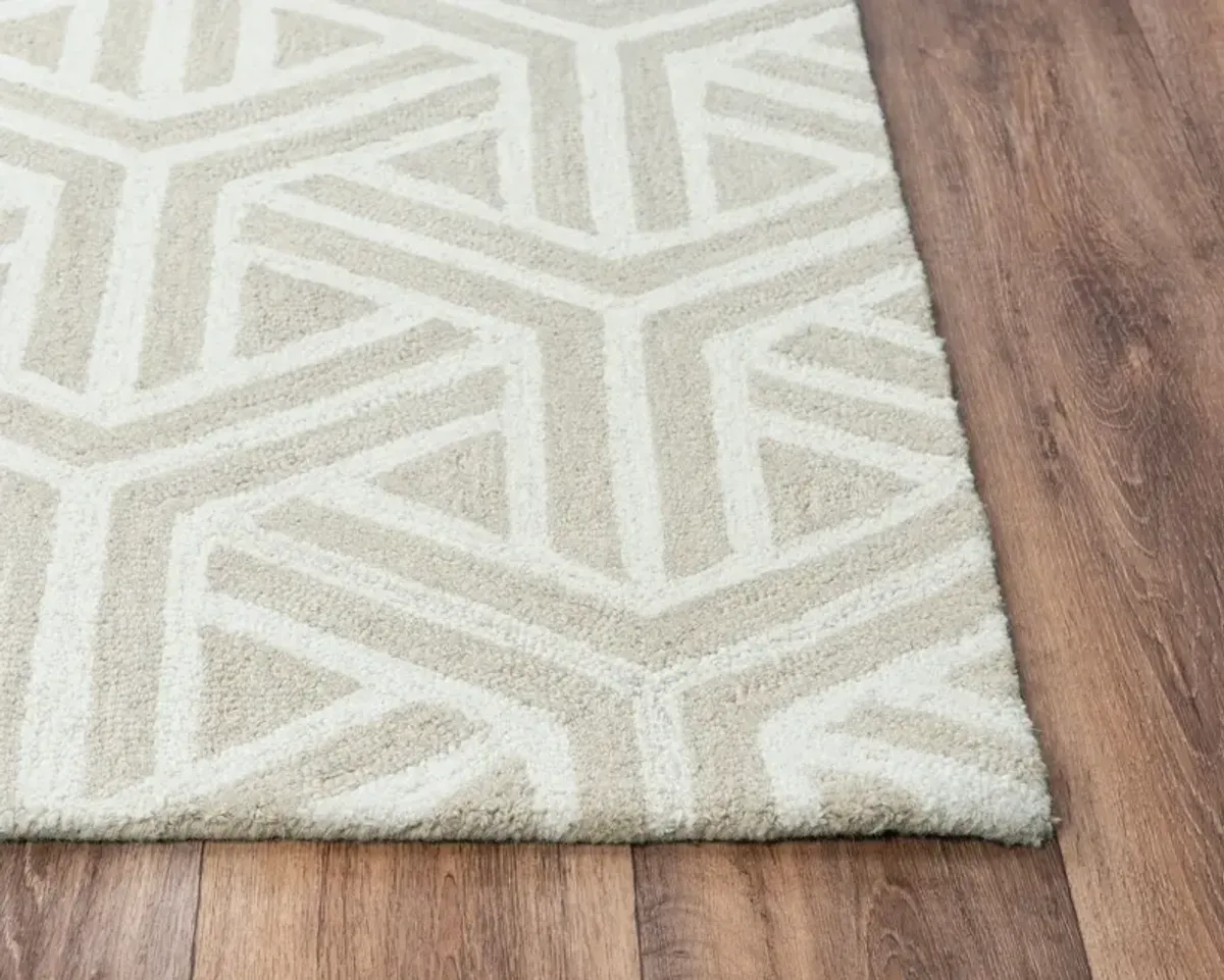 Percy 5 X 8  Area Rug - Ivory