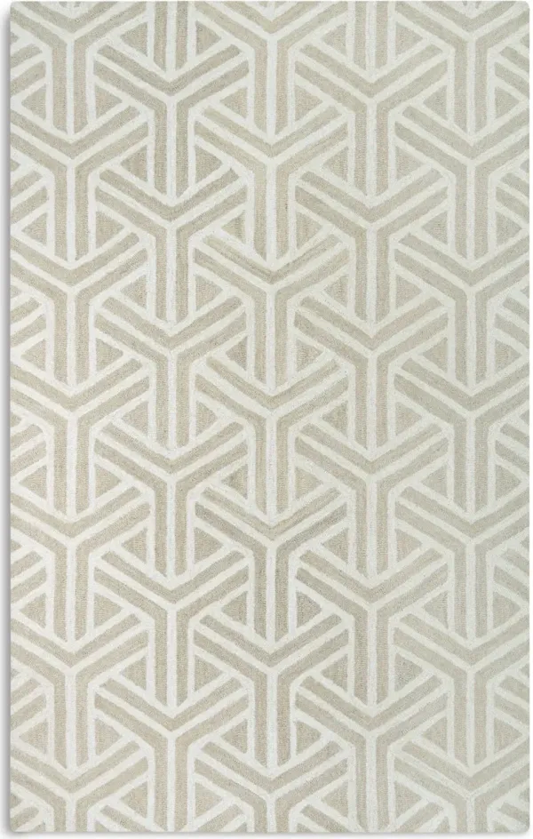Percy 5 X 8  Area Rug - Ivory