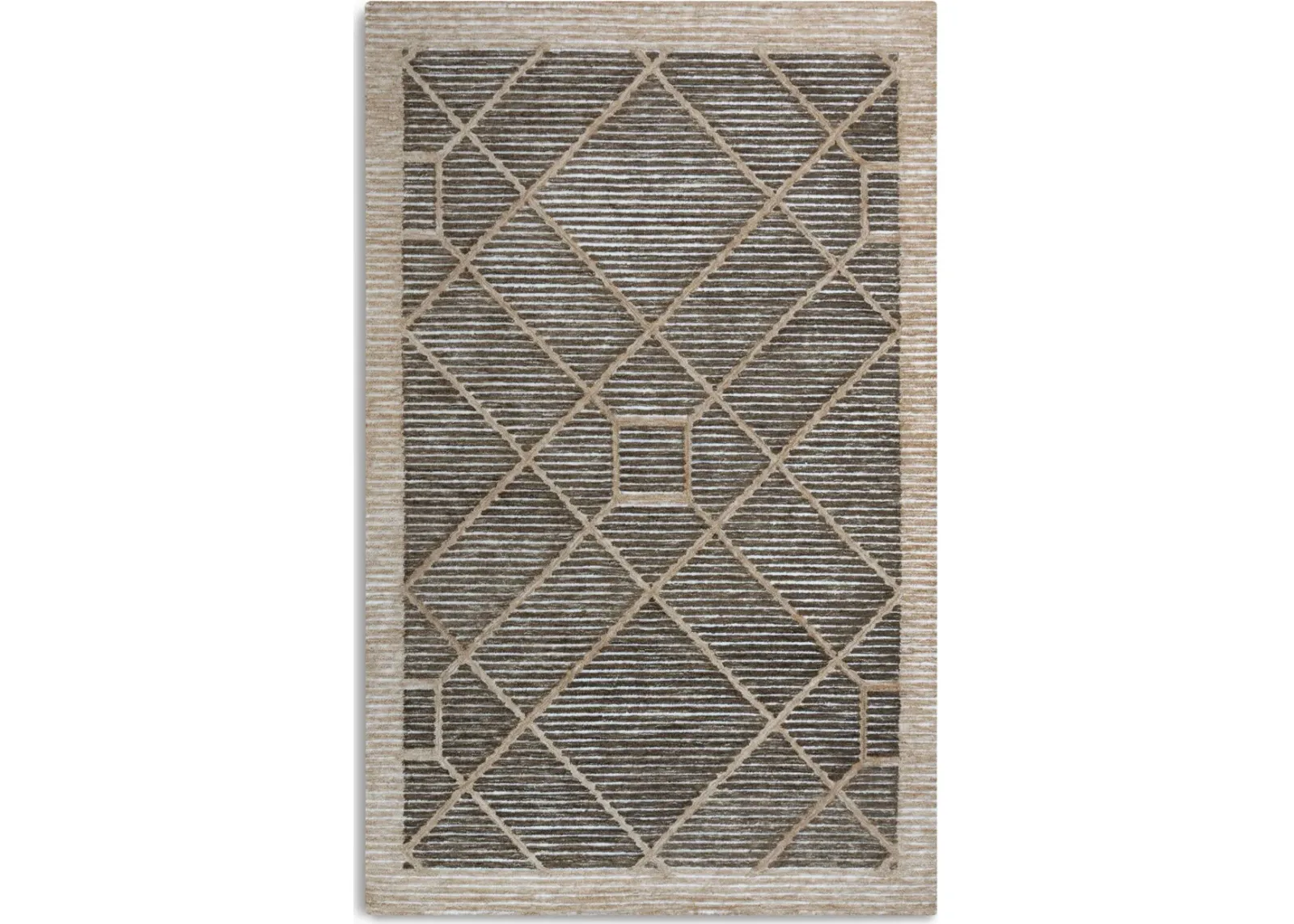 Deja 5 X 8 Indoor/Outdoor  Area Rug- Brown