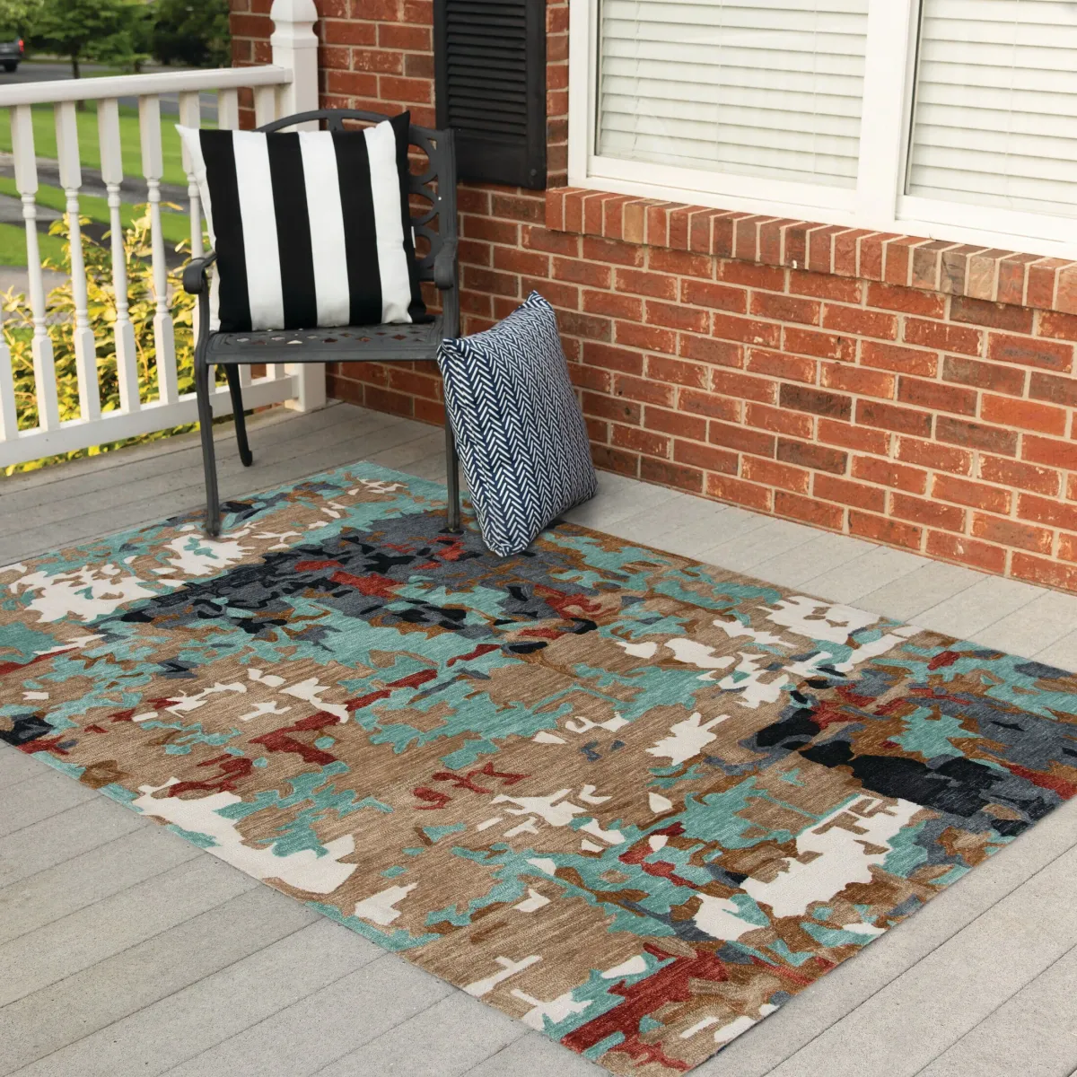 Junie 5 X 8 Indoor/Outdoor Area Rug - Teal