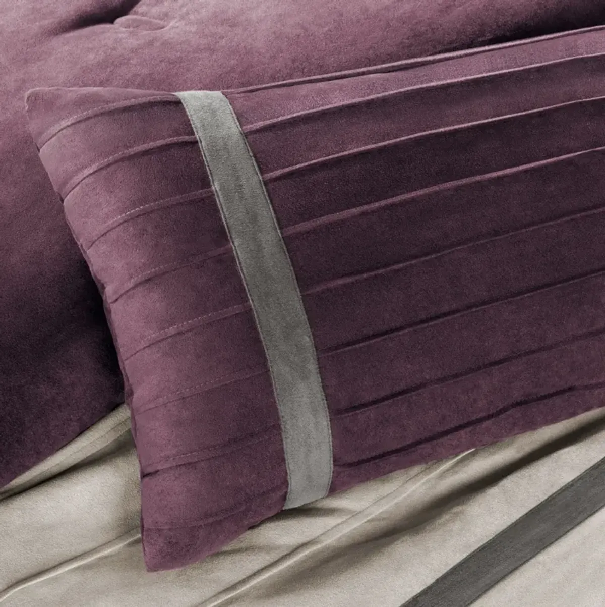 Louise Full Comforter Set-Violet