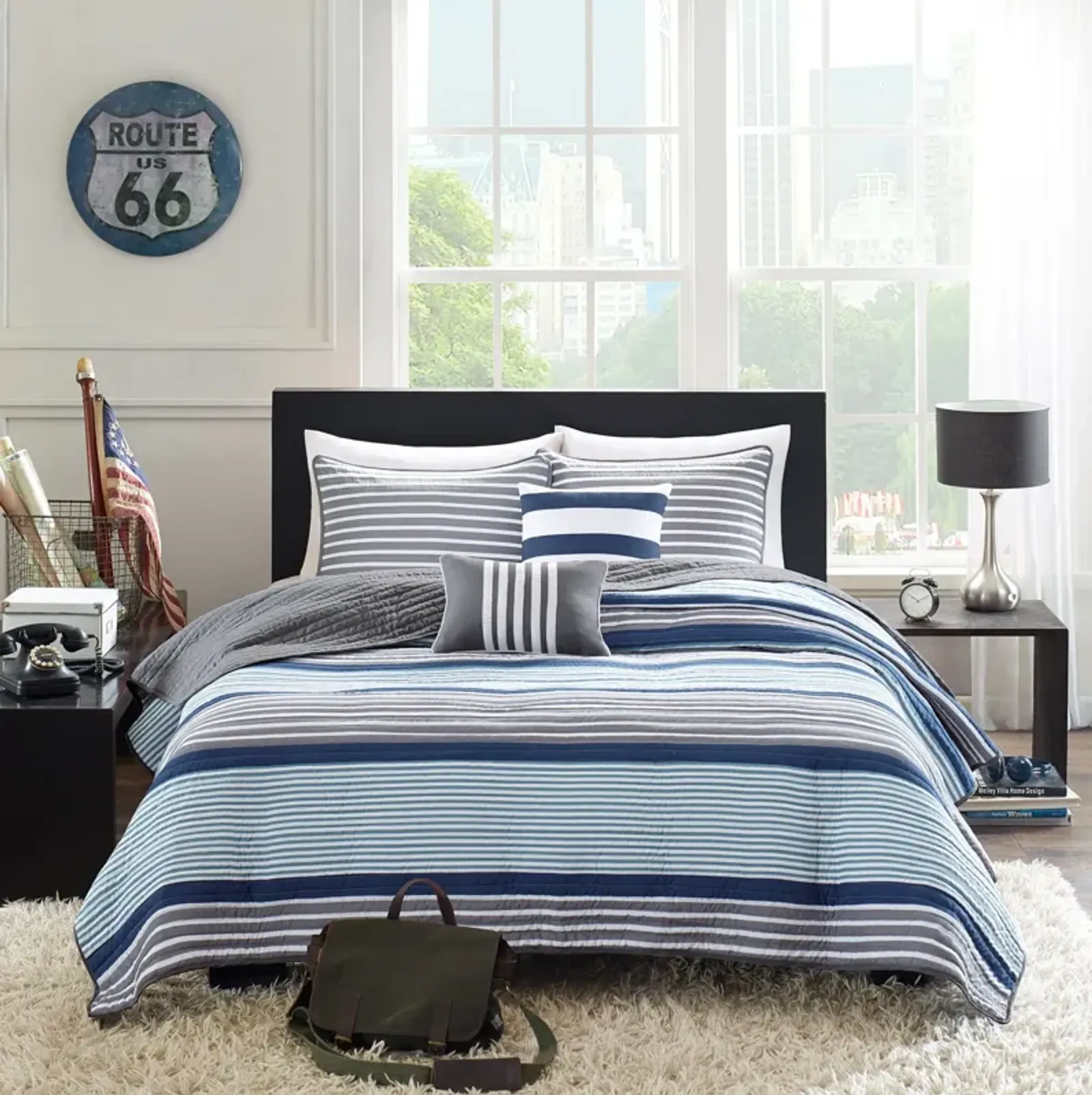 Paul Full/Queen Reversible Coverlet Set