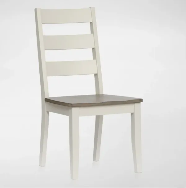 Maxwell Solid Wood Dining Chair - Gray
