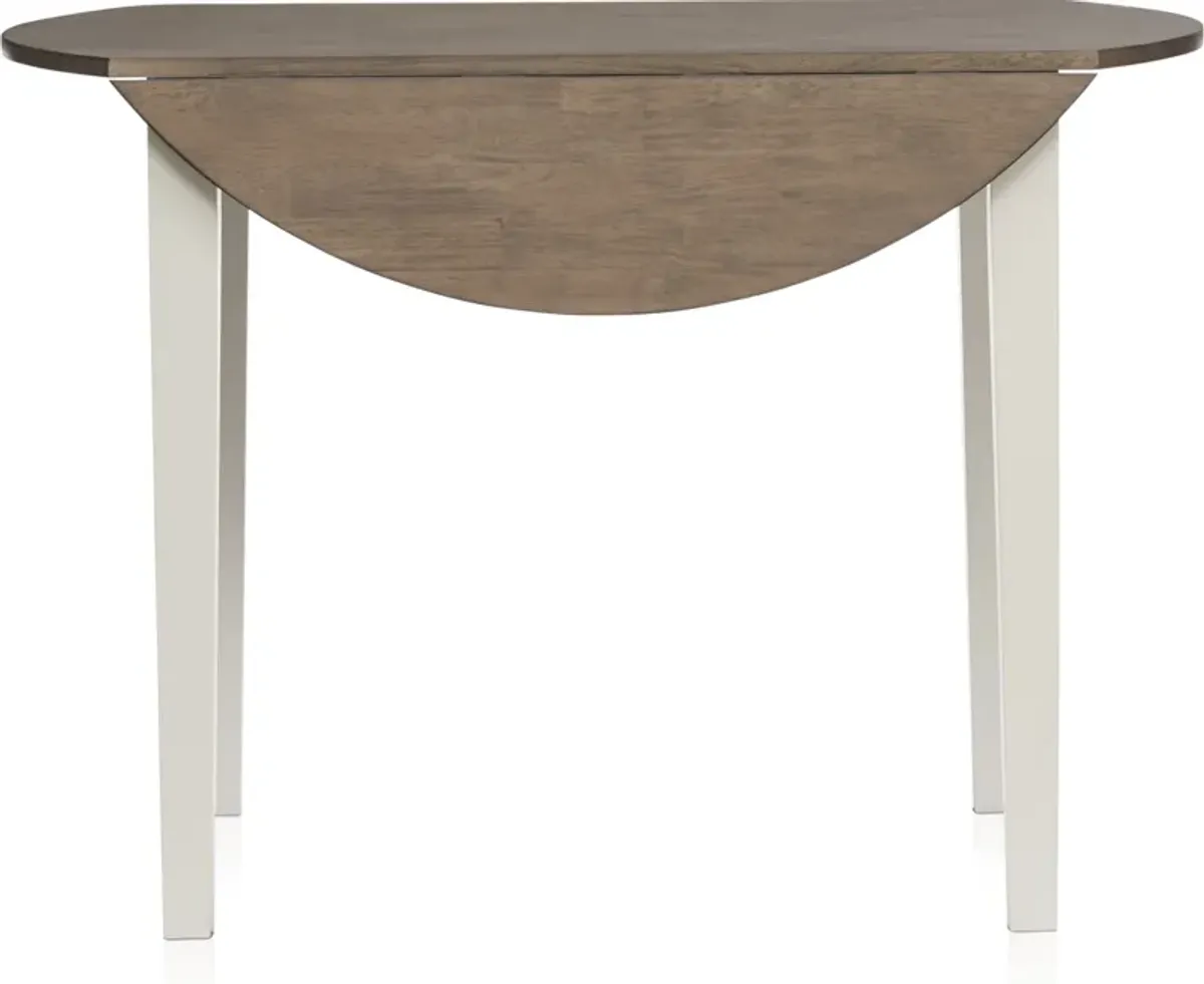 Maxwell Drop-Leaf Dining Table - Gray