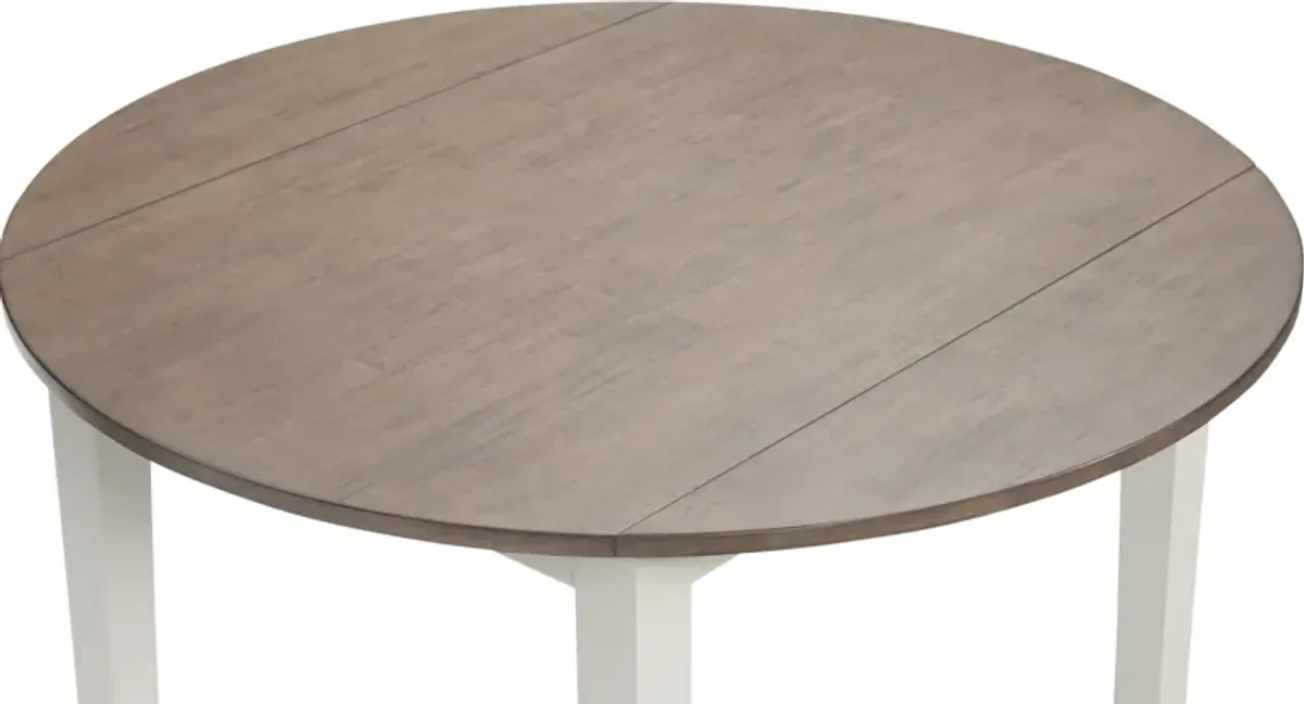 Maxwell Drop-Leaf Dining Table - Gray