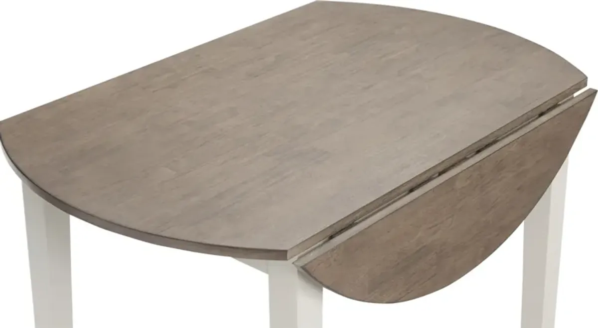 Maxwell Drop-Leaf Dining Table - Gray