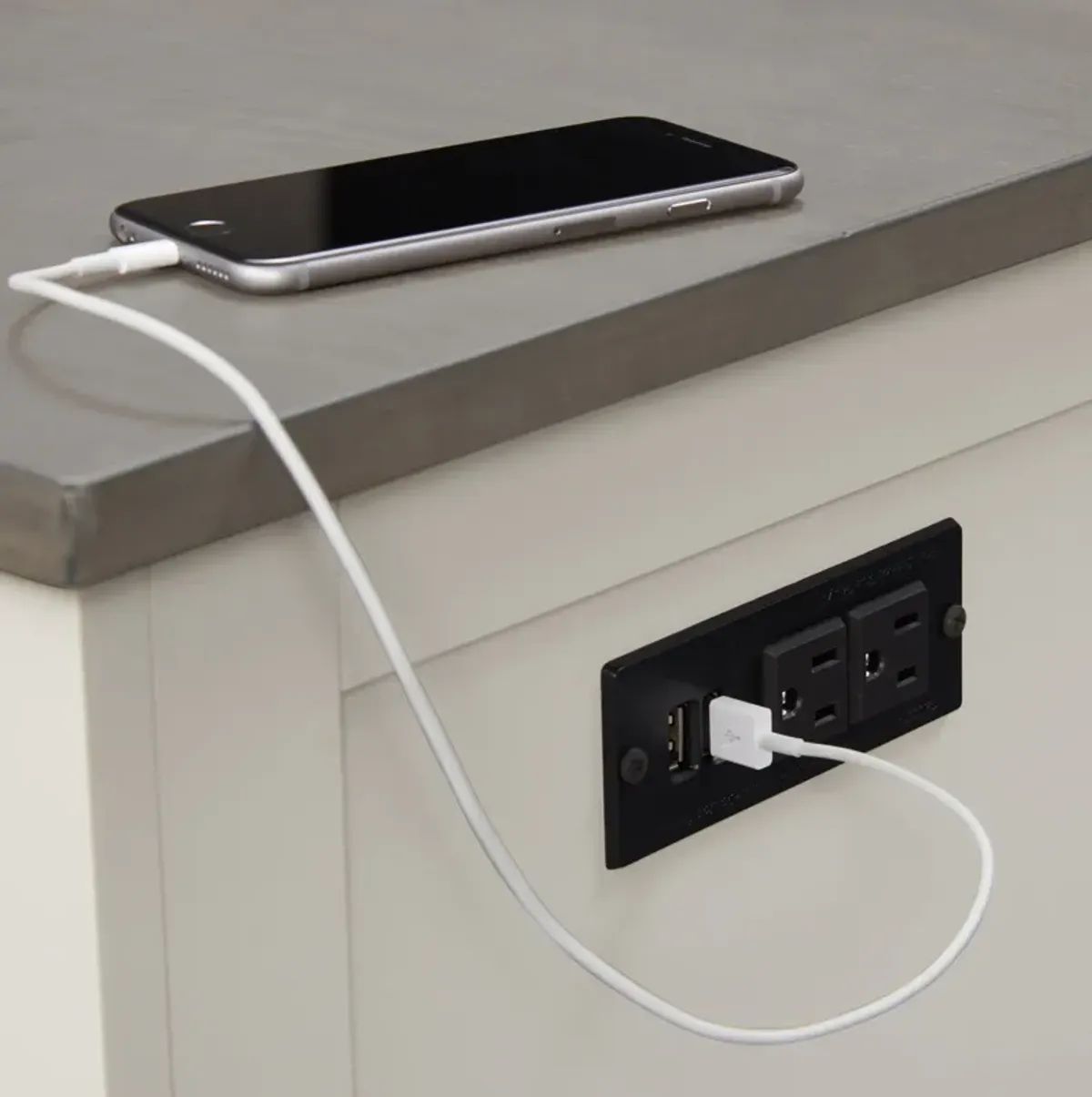 Maxwell Server with USB Charging - Gray