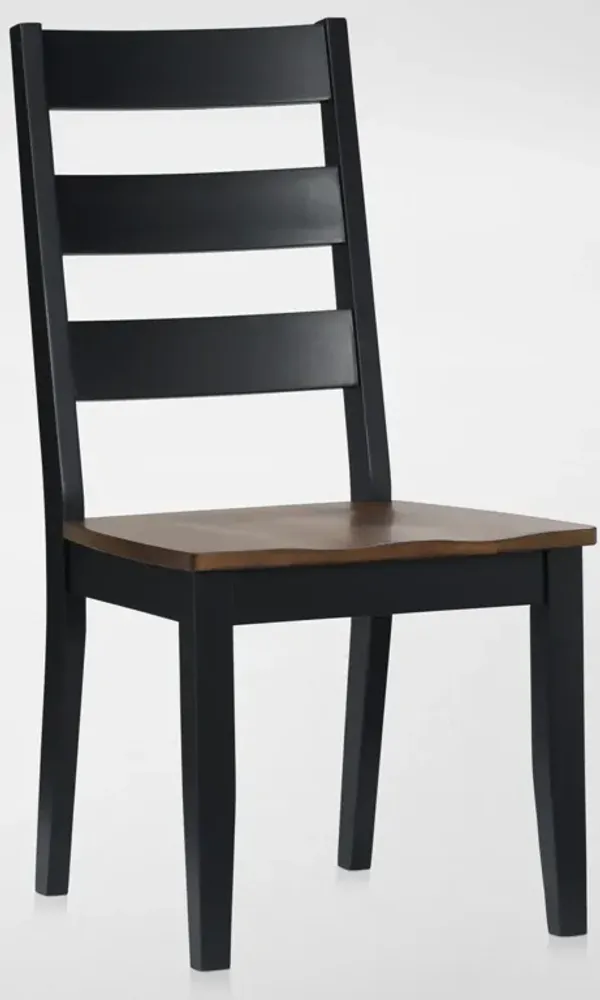 Maxwell Solid Wood Dining Chair - Black