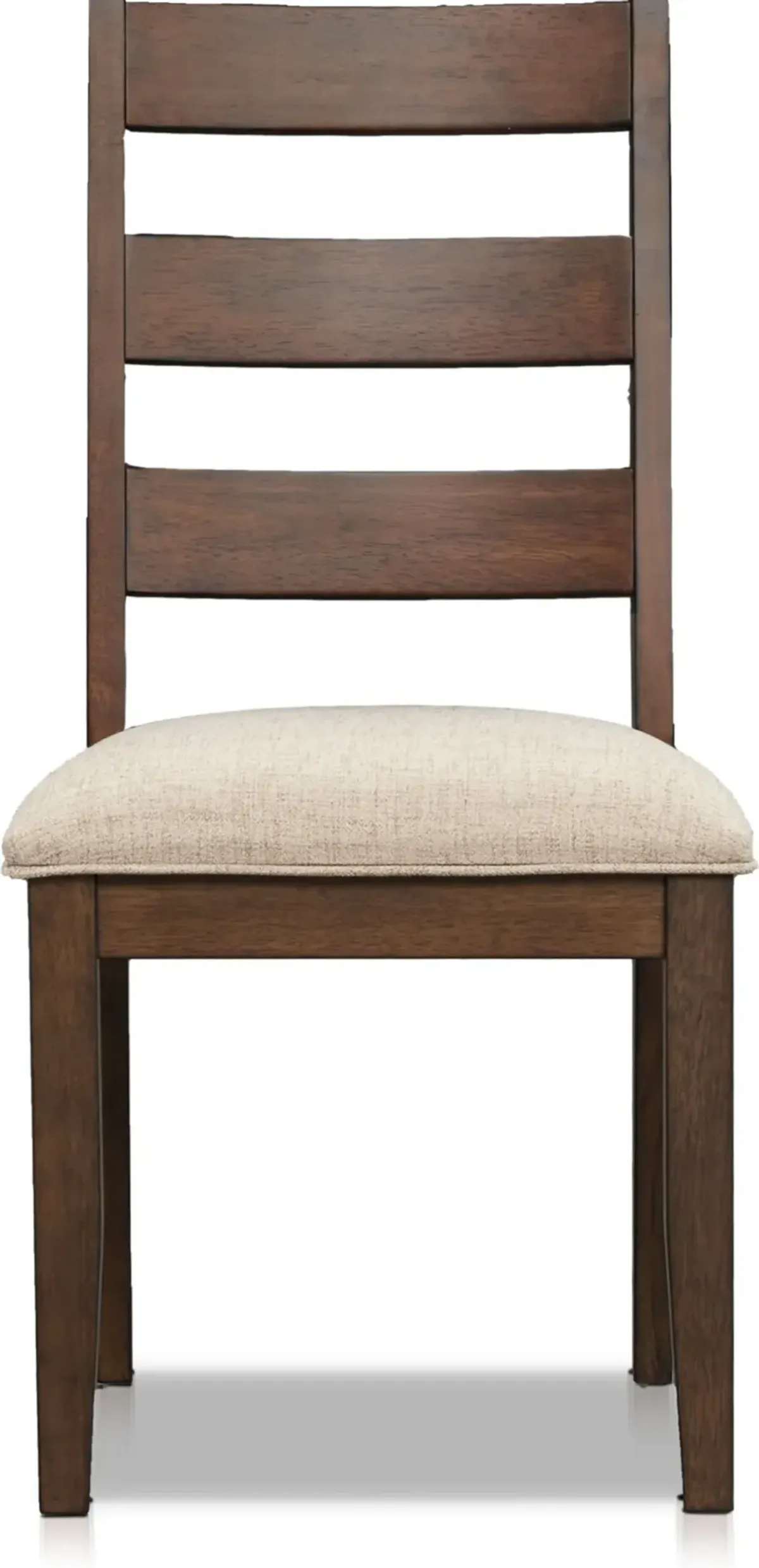Maxwell Upholstered Dining Chair - Hickory - Wood Legs