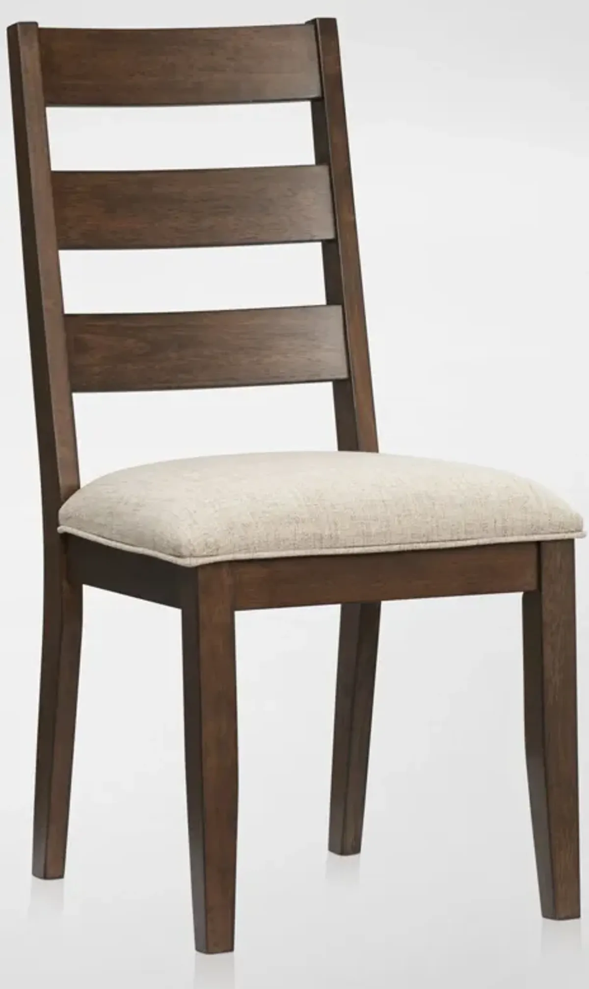 Maxwell Upholstered Dining Chair - Hickory - Wood Legs