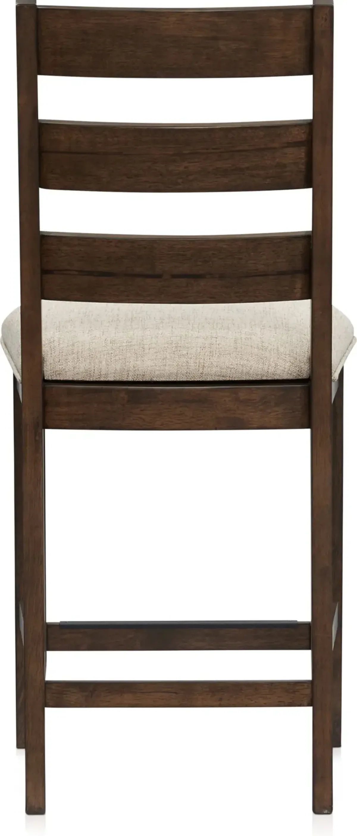 Maxwell Upholstered Counter-Height Stool - Hickory