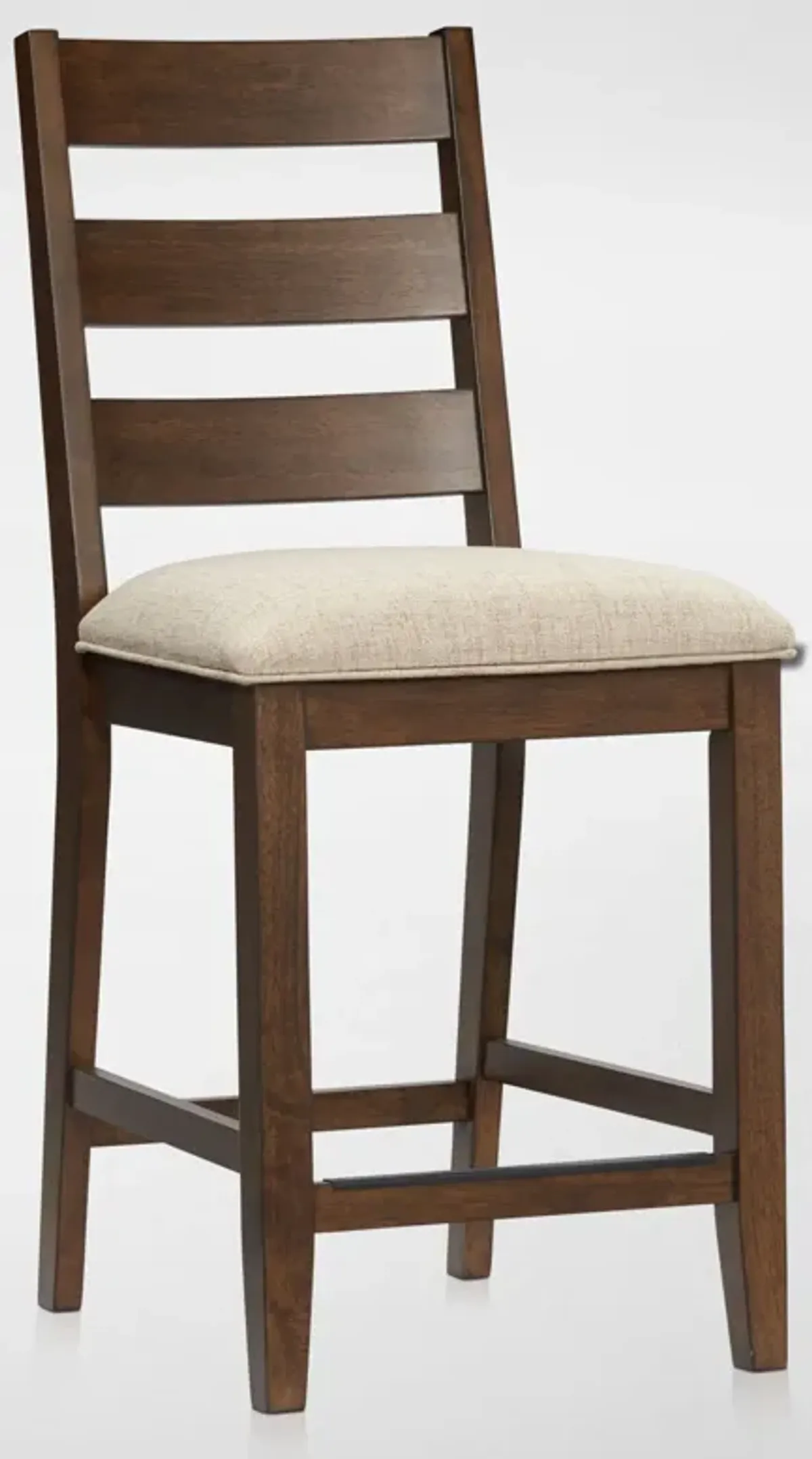 Maxwell Upholstered Counter-Height Stool - Hickory