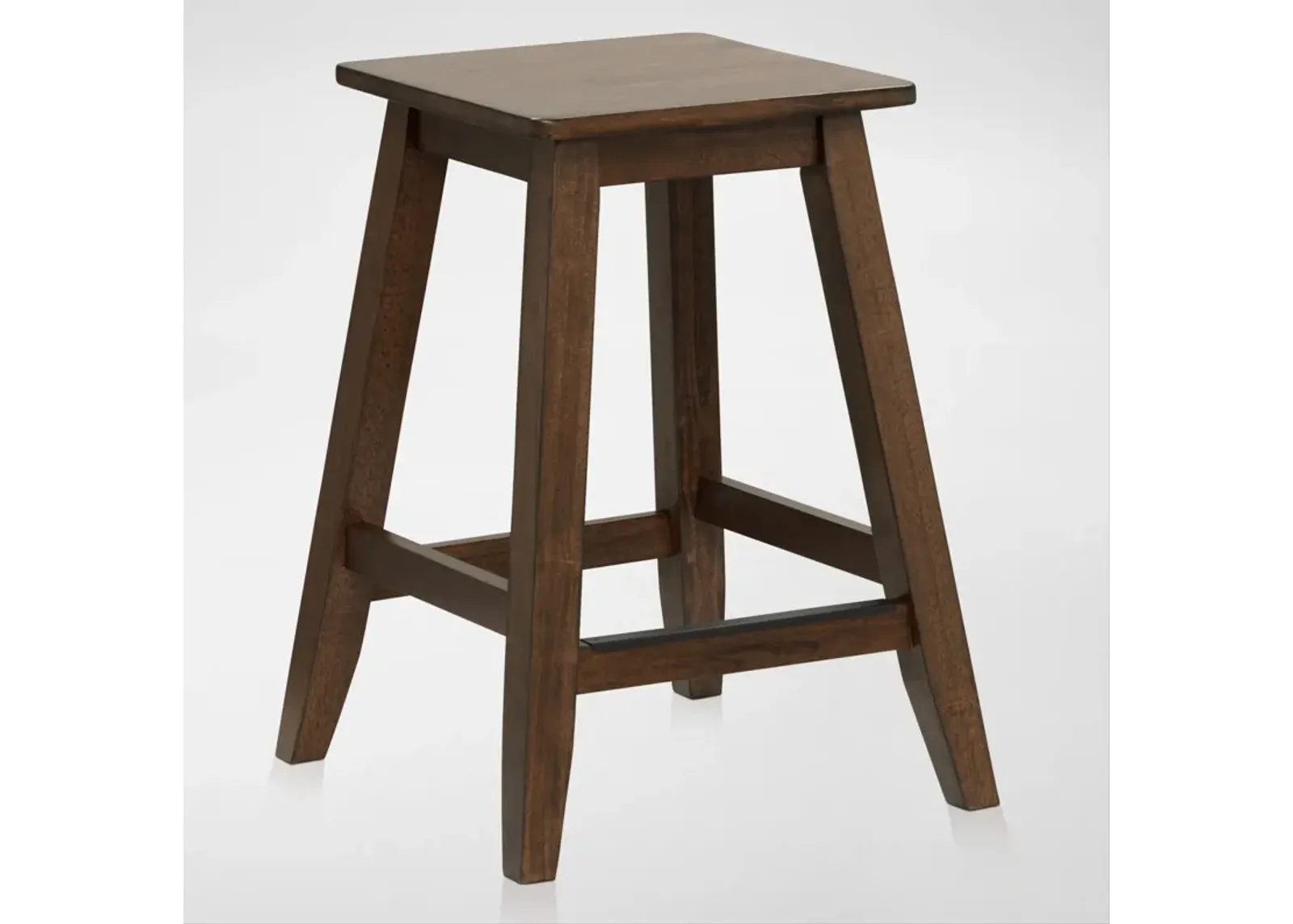 Maxwell Backless Counter Stool - Hickory