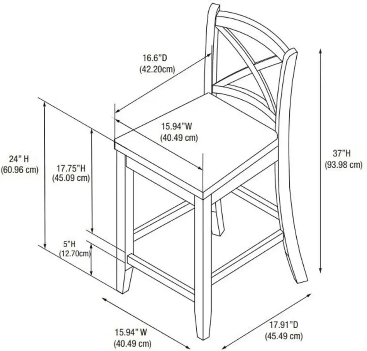 Puck Counter-Height Stool