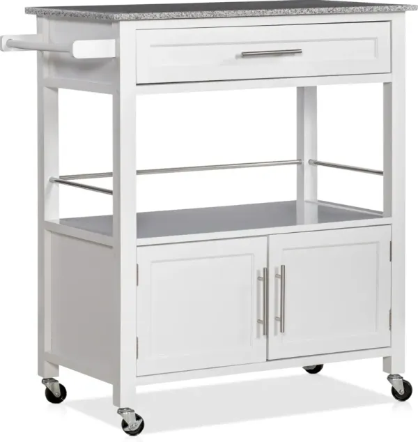 Swanson Kitchen Cart - White
