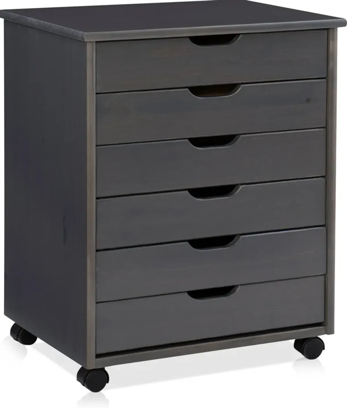 Bonnie Wide Storage Cart - Gray