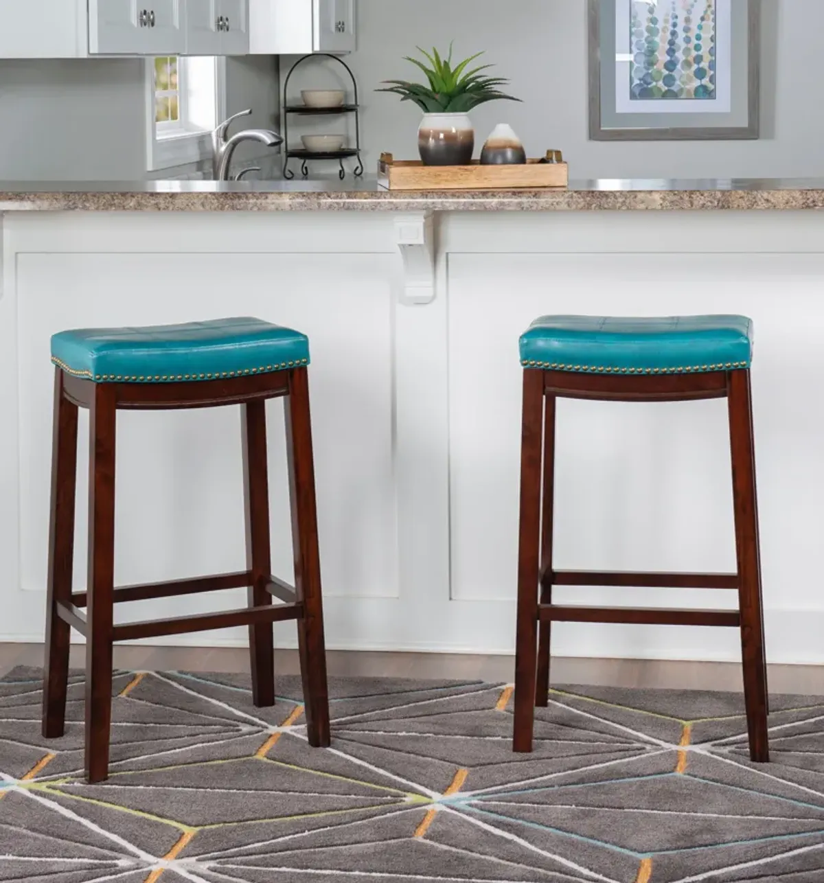 Wilcox Bar Stool - Blue