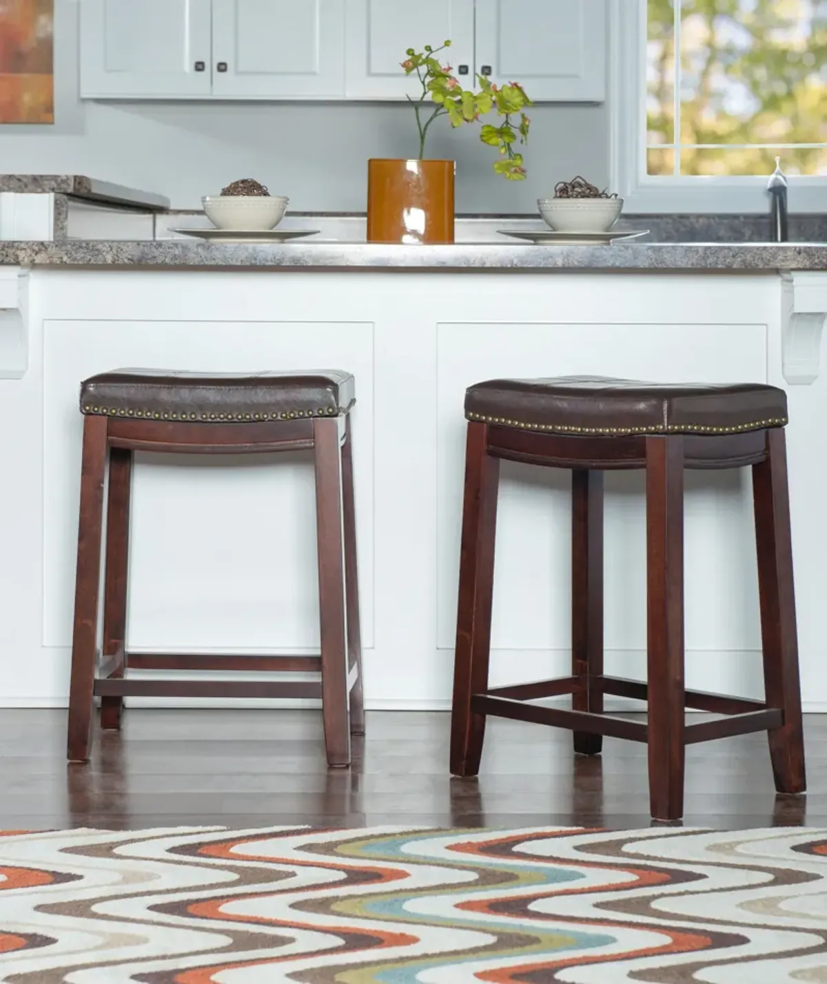 Wilcox Counter-Height Stool - Brown