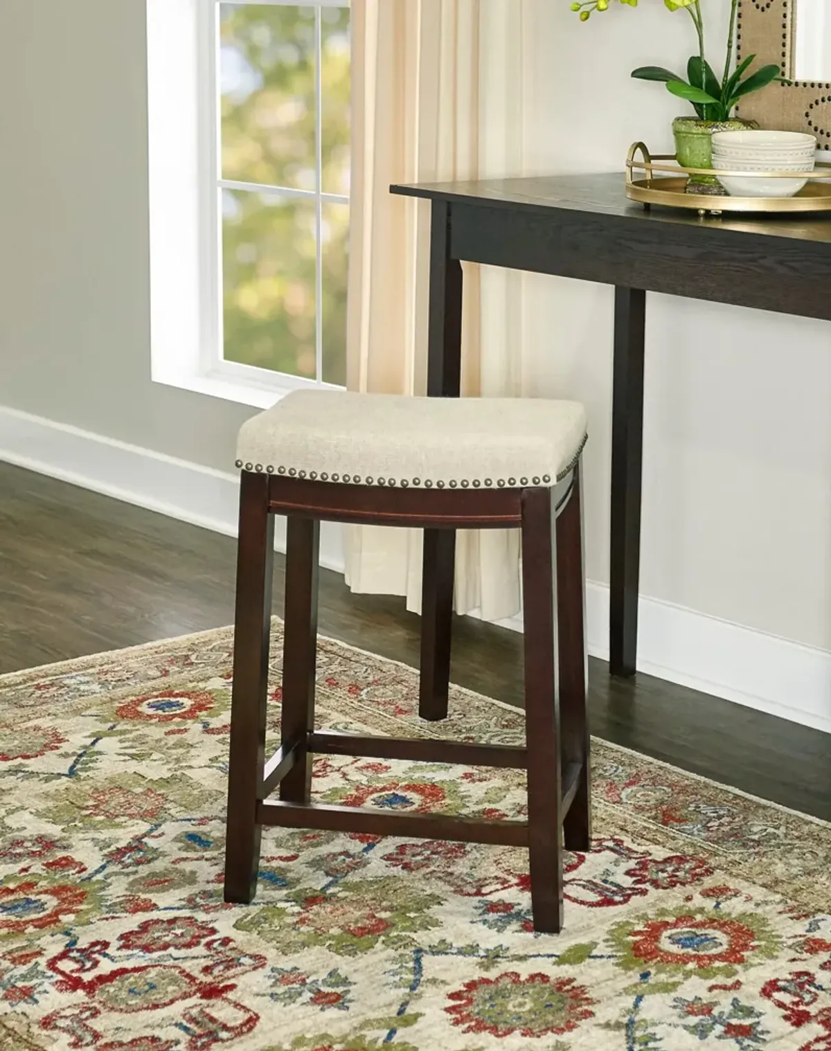 Wilcox Counter-Height Stool - Linen