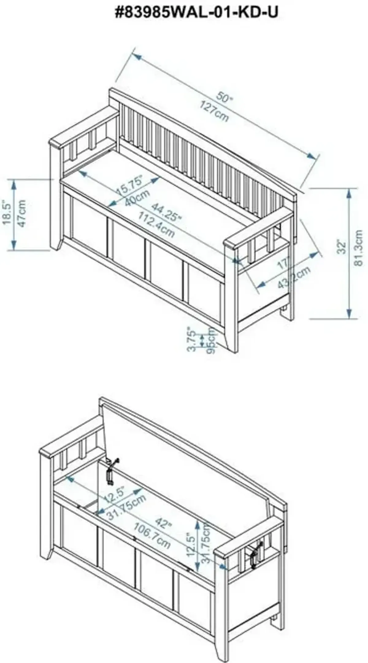 Tomick Storage Bench