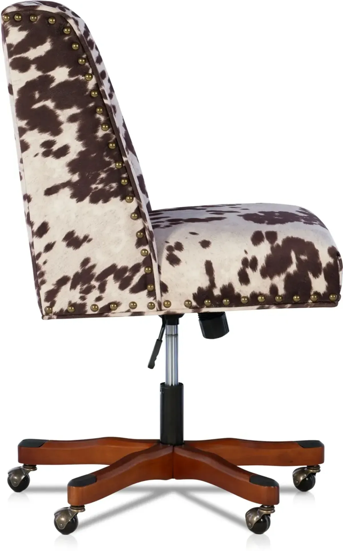 Lainey Office Chair - Cow Print