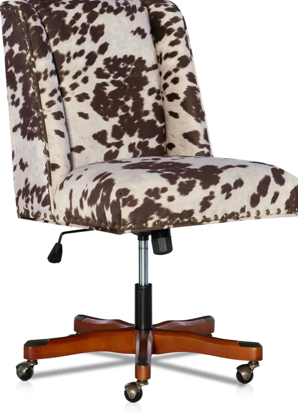 Lainey Office Chair - Cow Print