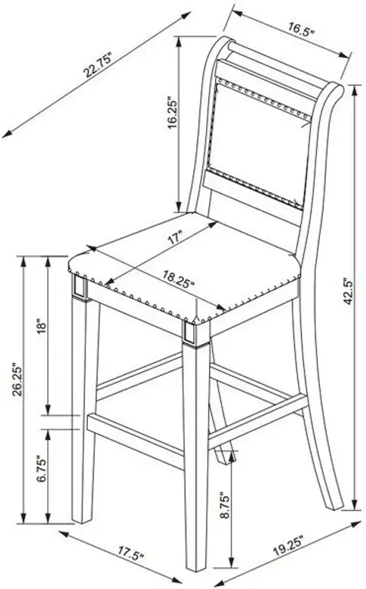 Felicity Counter-Height Stool