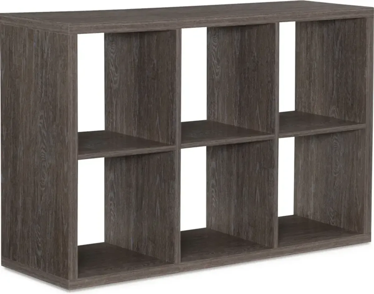 Cassidy Large Storage Shelves - Gray