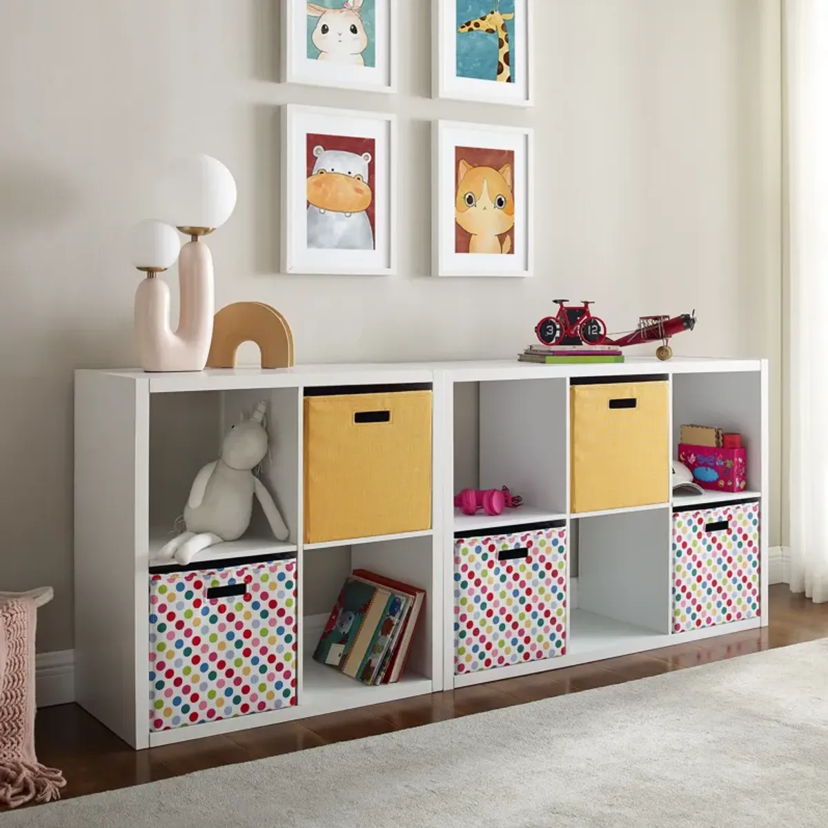 Cassidy Large Storage Shelves - White