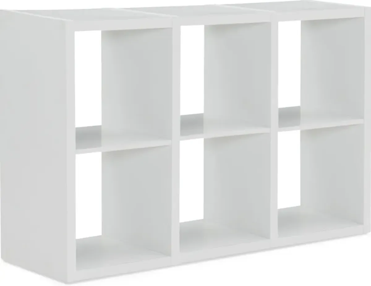 Cassidy Large Storage Shelves - White