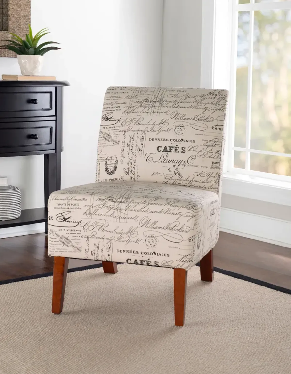 Galli Chair - Ivory Script