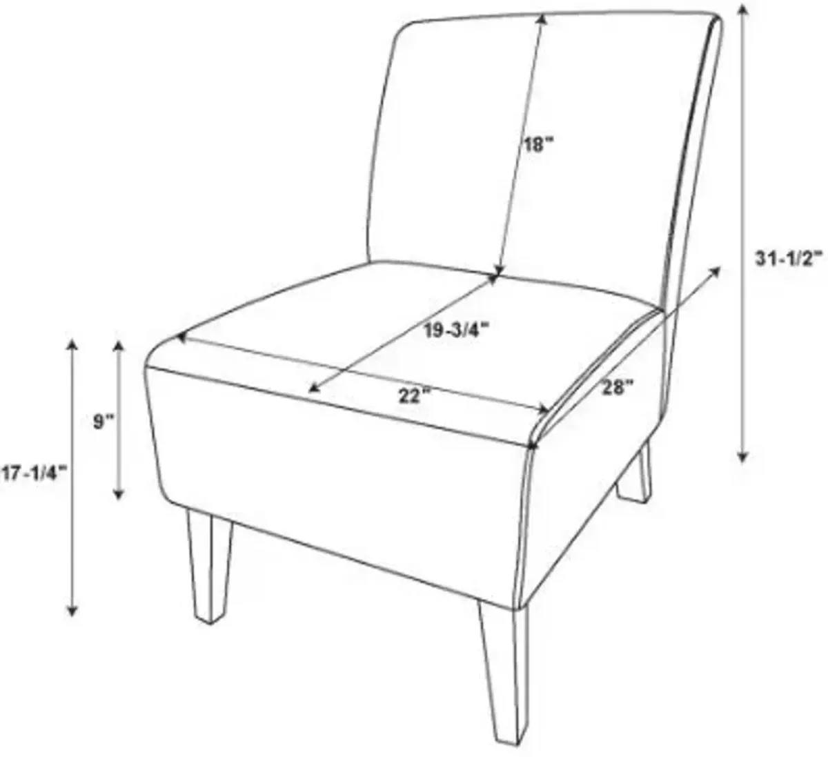 Galli Chair - Ivory Script