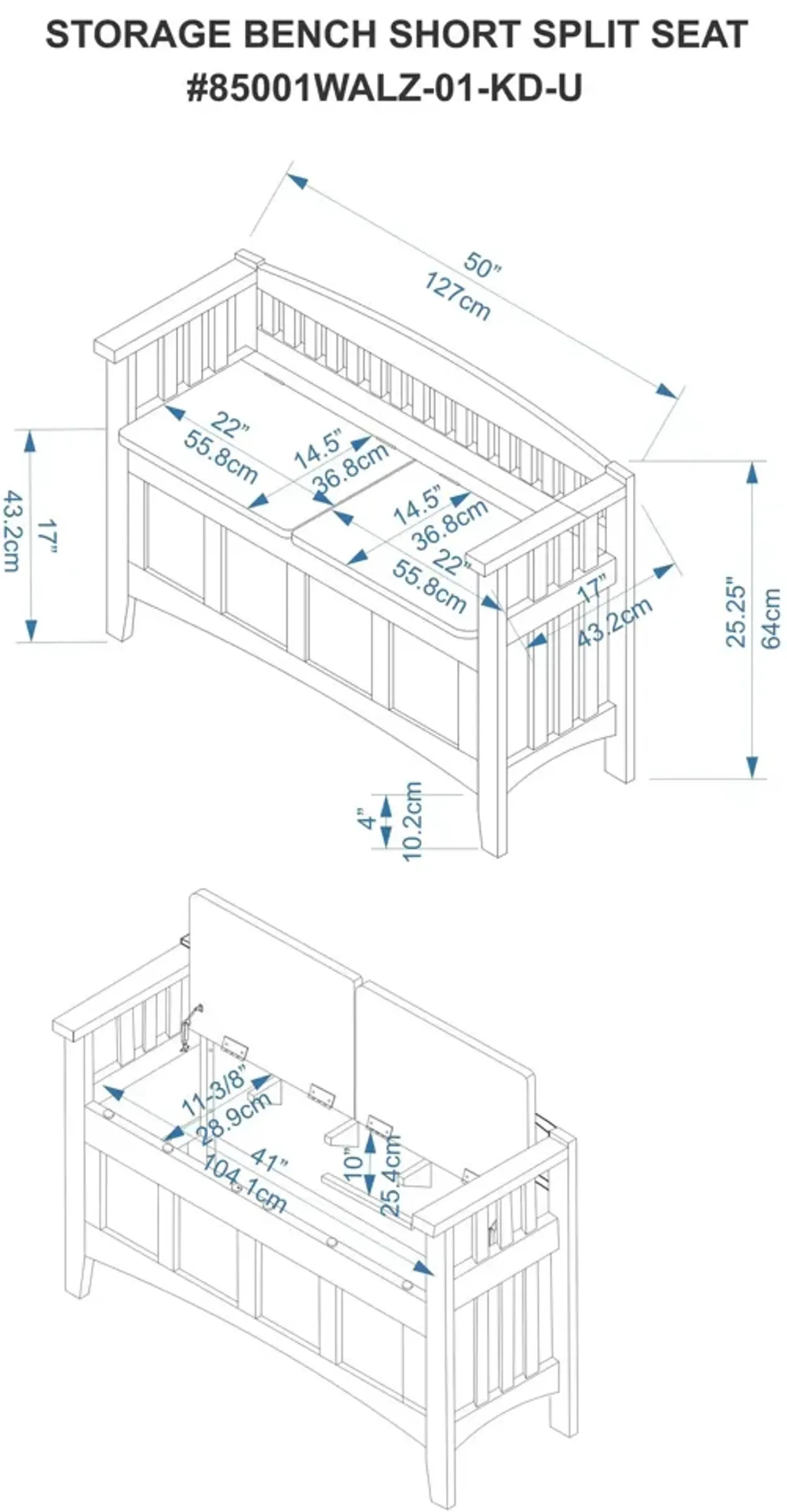 Trudy Storage Bench