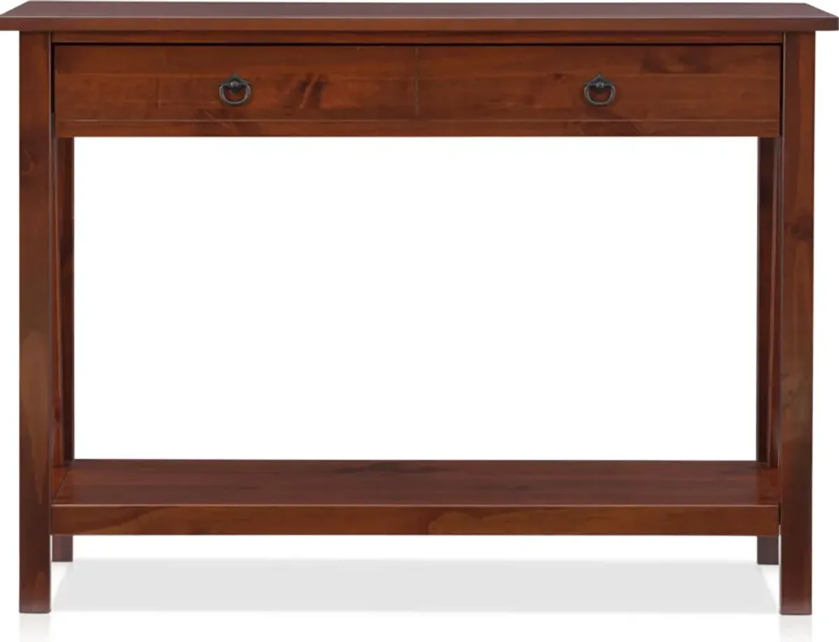 Kayden Console Table - Brown