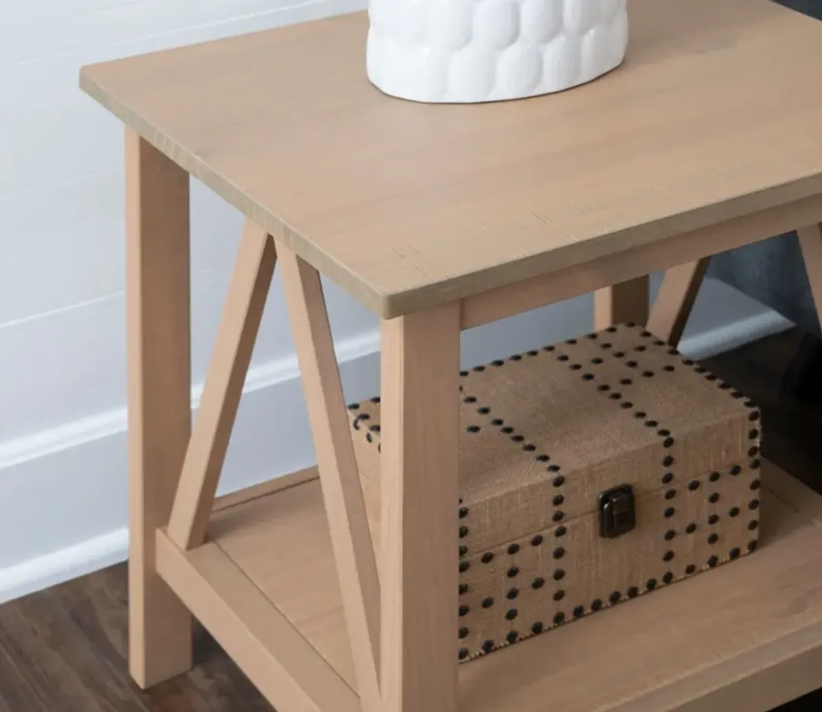 Kayden End Table - Beige