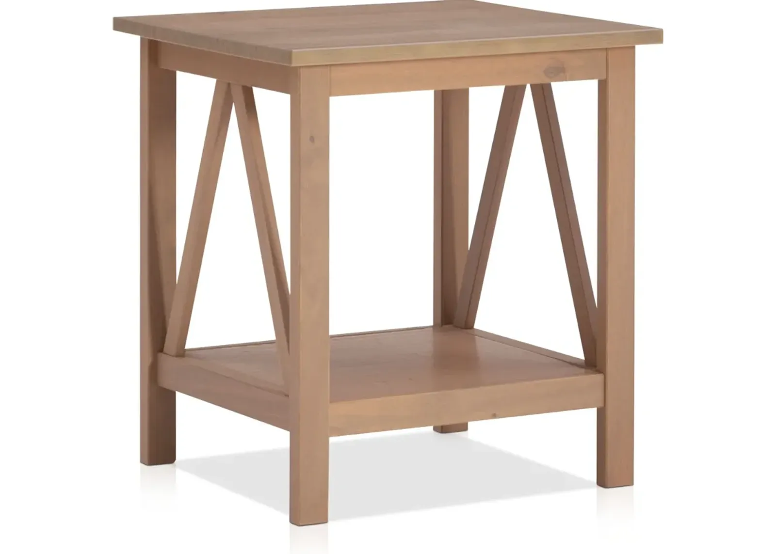 Kayden End Table - Beige