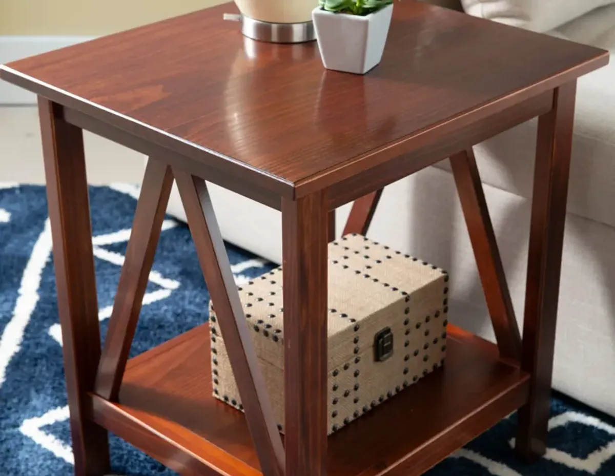 Kayden End Table - Brown