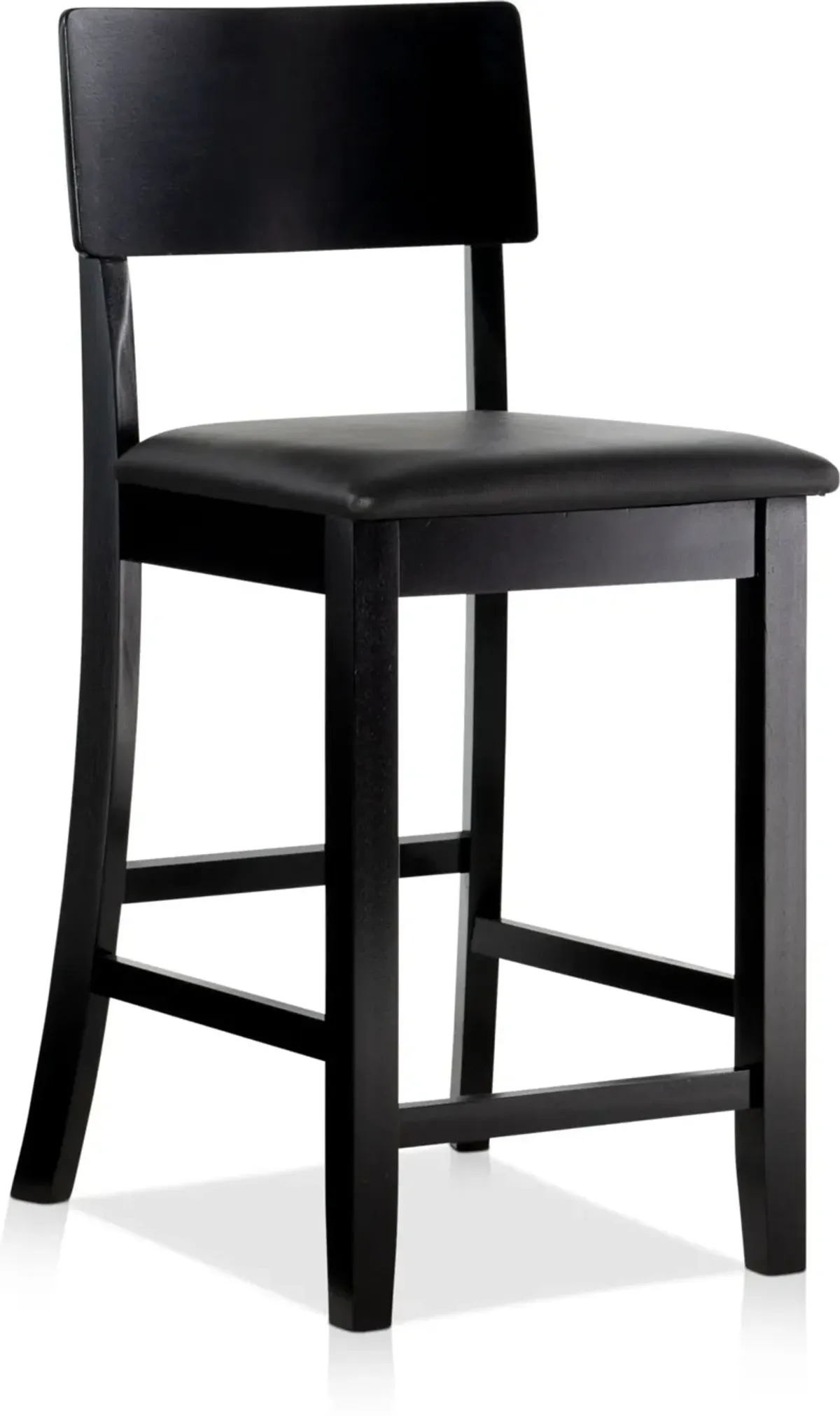 Damian Counter-Height Stool - Black