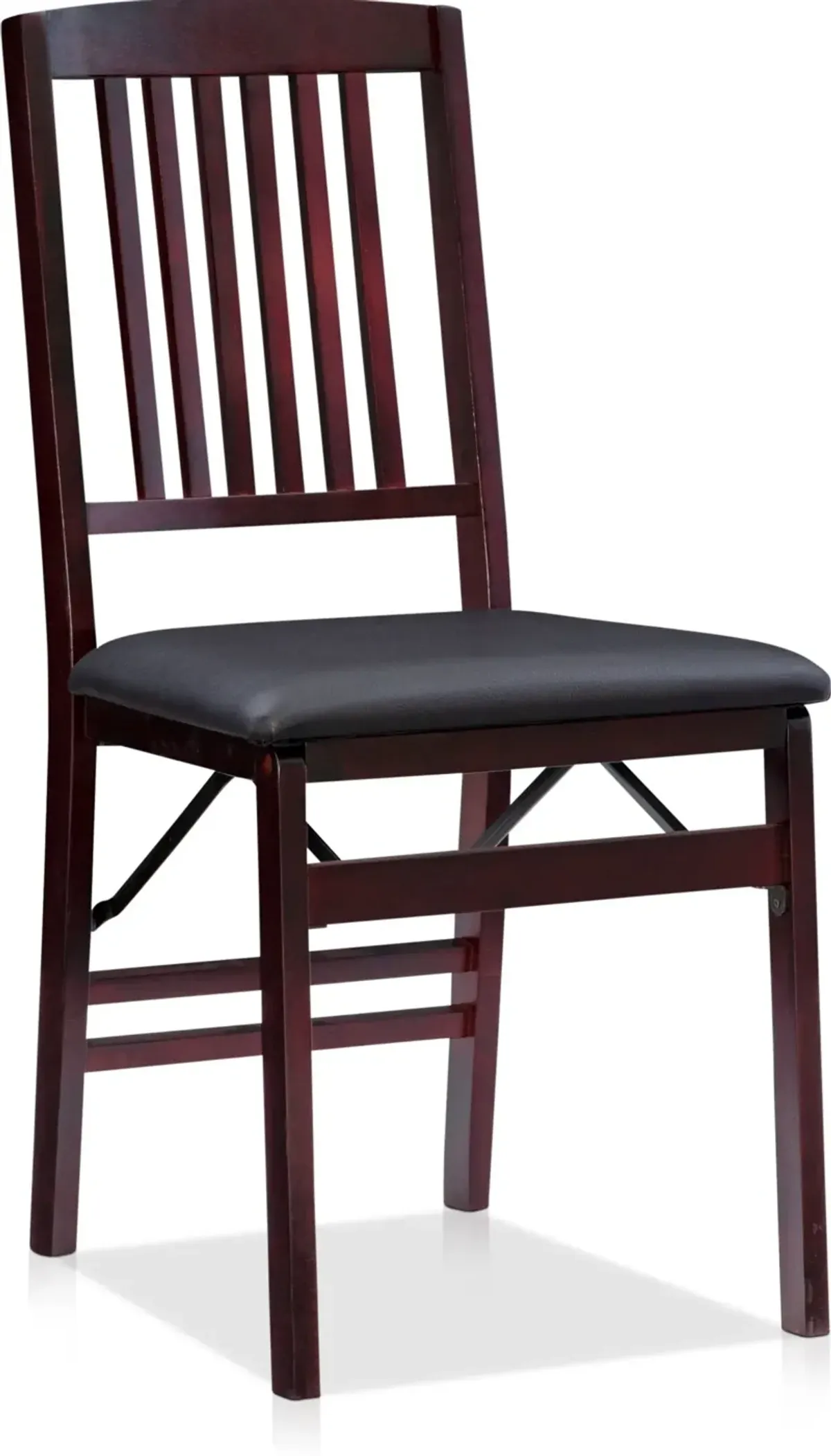 Rosie Set of 2 Slat Back Folding Chairs