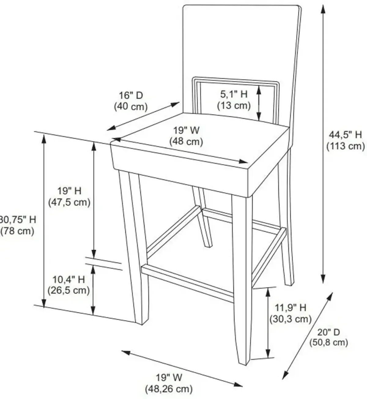 Leonardo Bar Stool