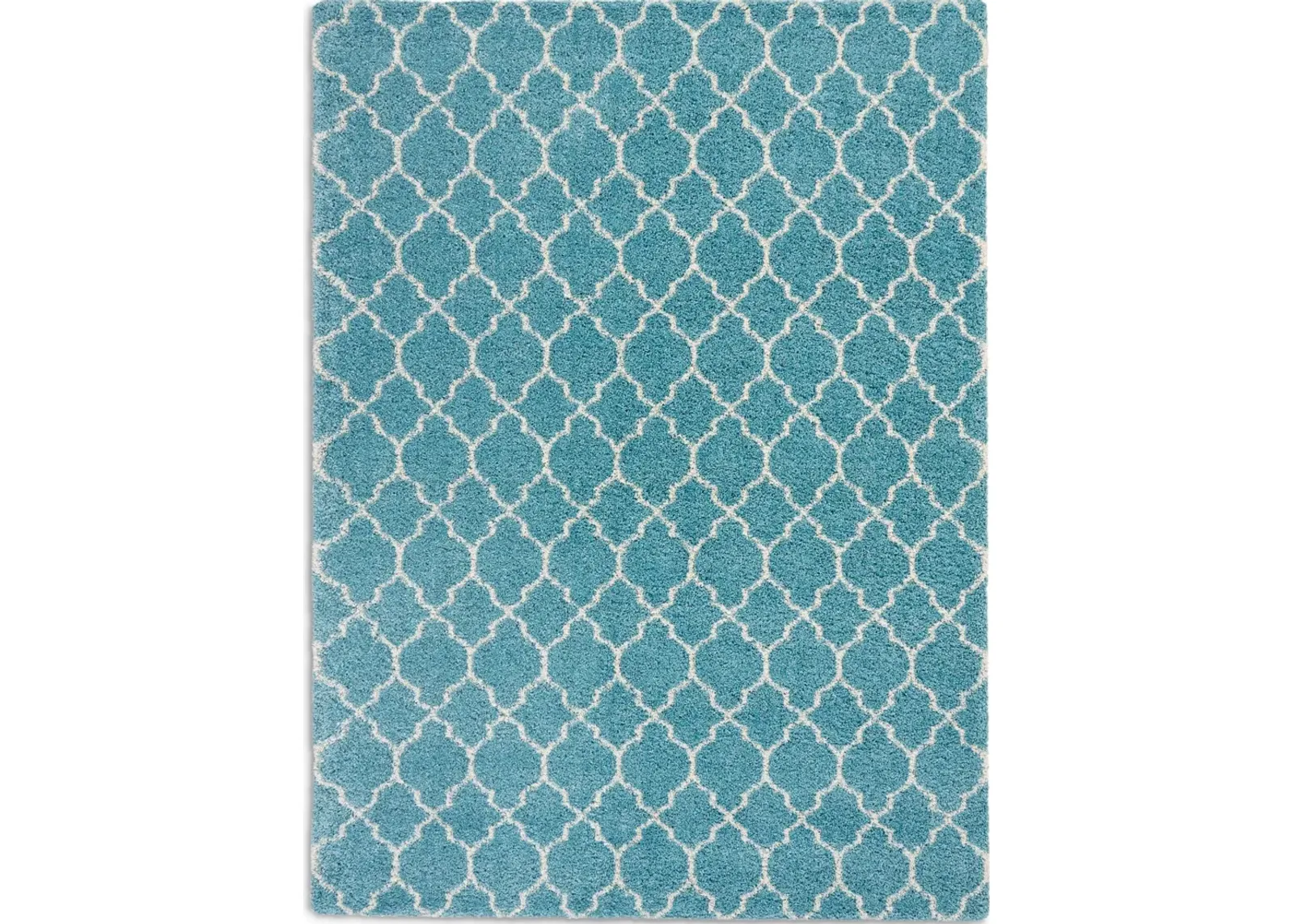 Milano 5' x 8' Area Rug - Aqua