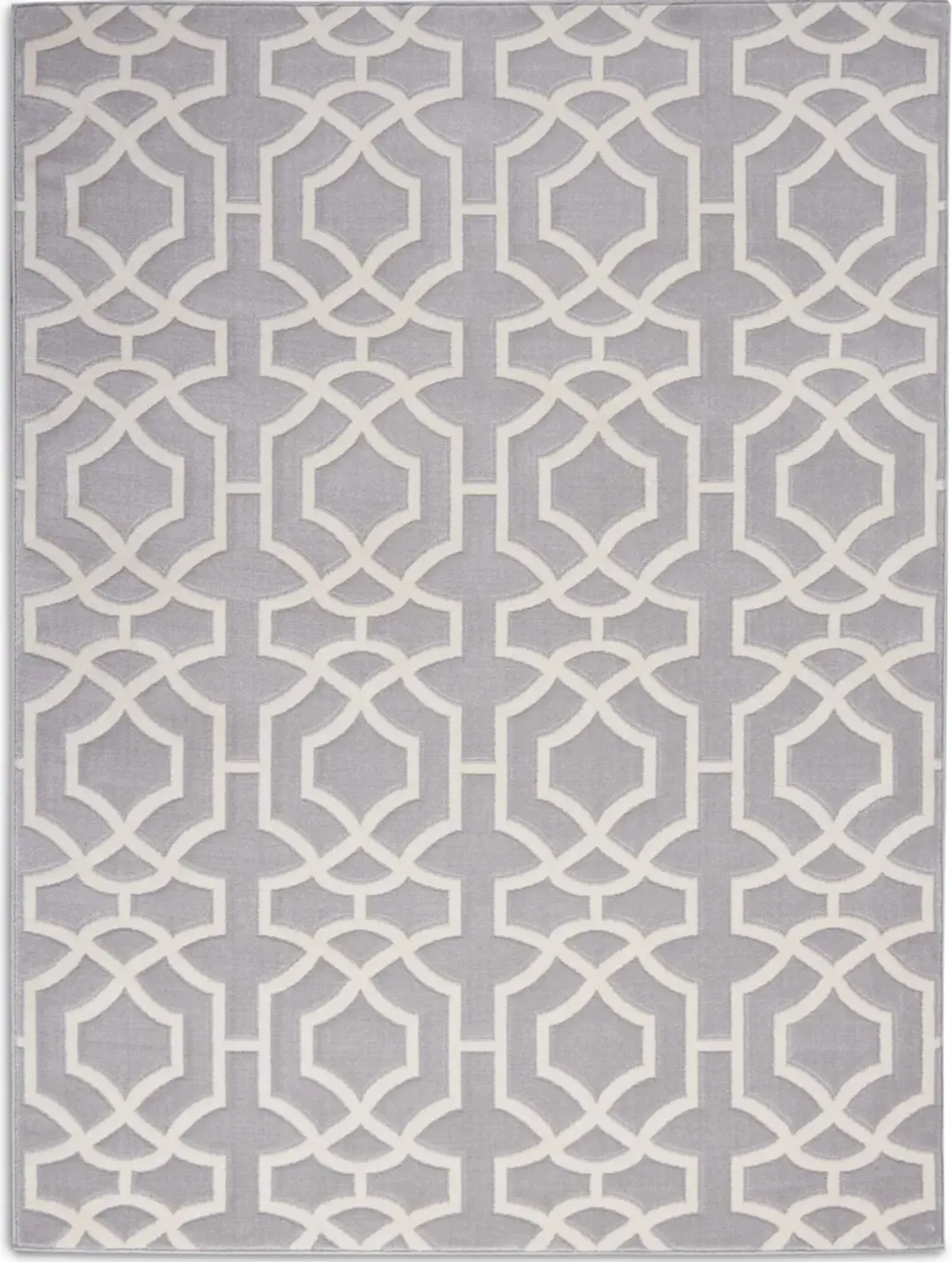 Holly 8' x 10' Area Rug - Gray/White