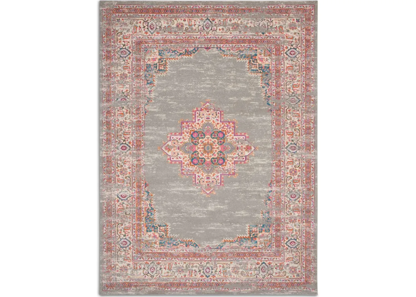 Tralee 5' x 7' Area Rug - Gray