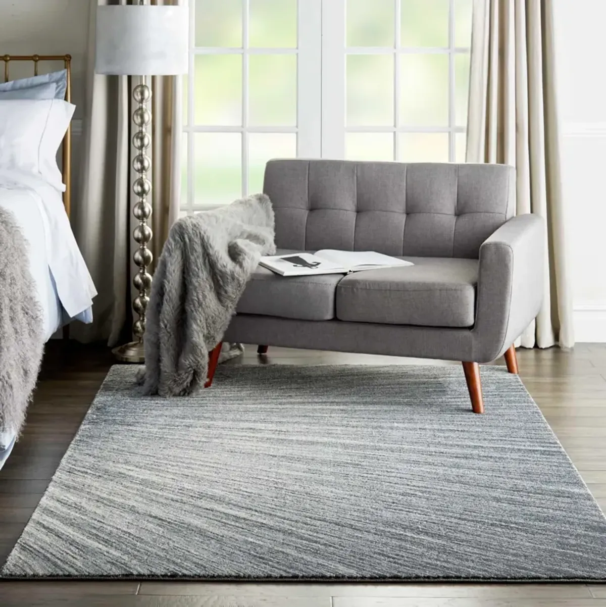 Marleen 5' x 7' Area Rug - Gray