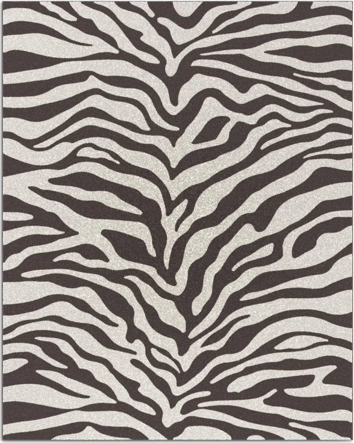 Marty 8' x 10' Area Rug-Charcoal/Silver Zebra