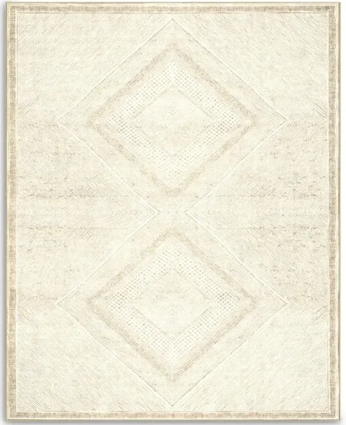 Bram 5' x 8' Area Rug-Gold Diamonds