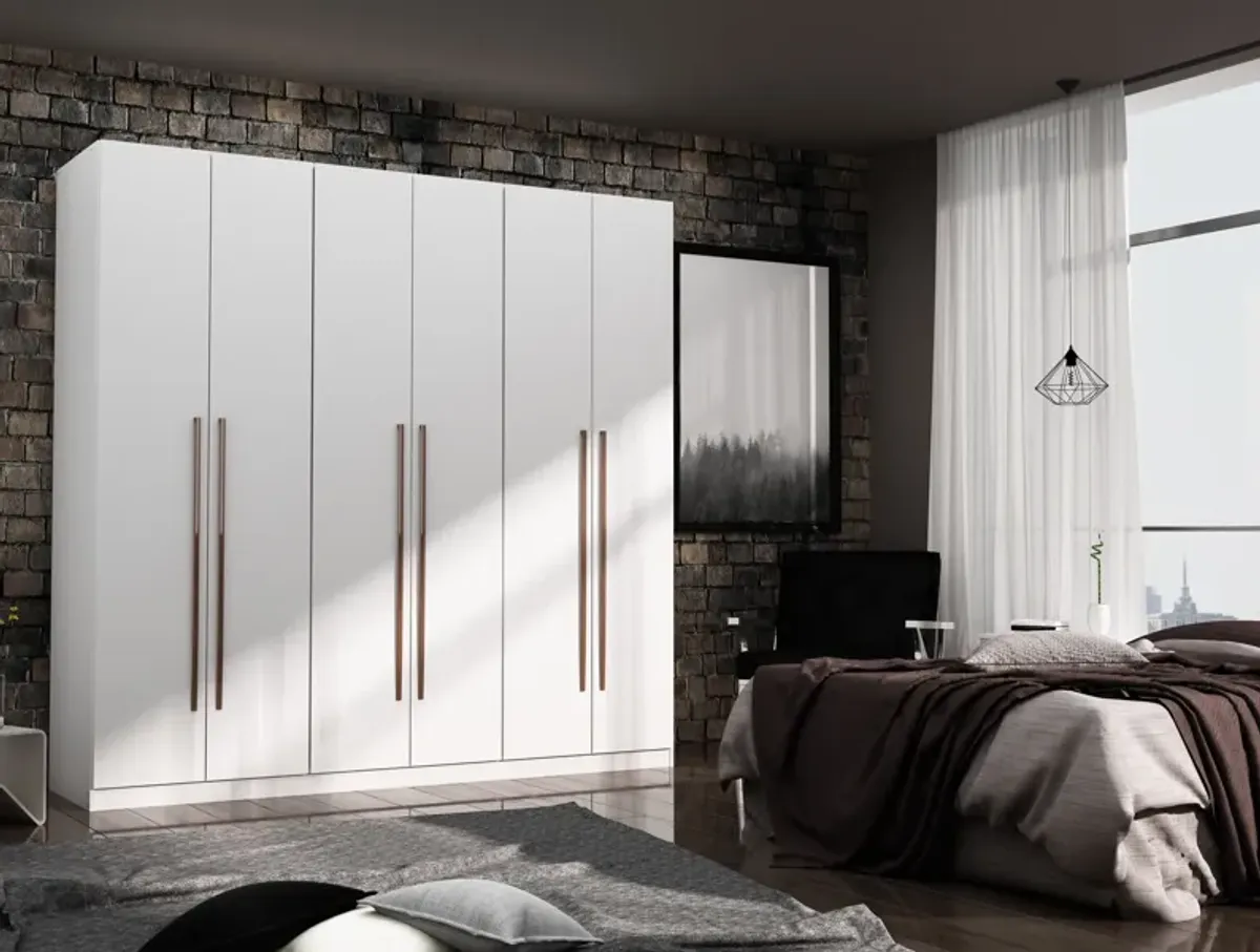 Francis Wardrobe Closet - White