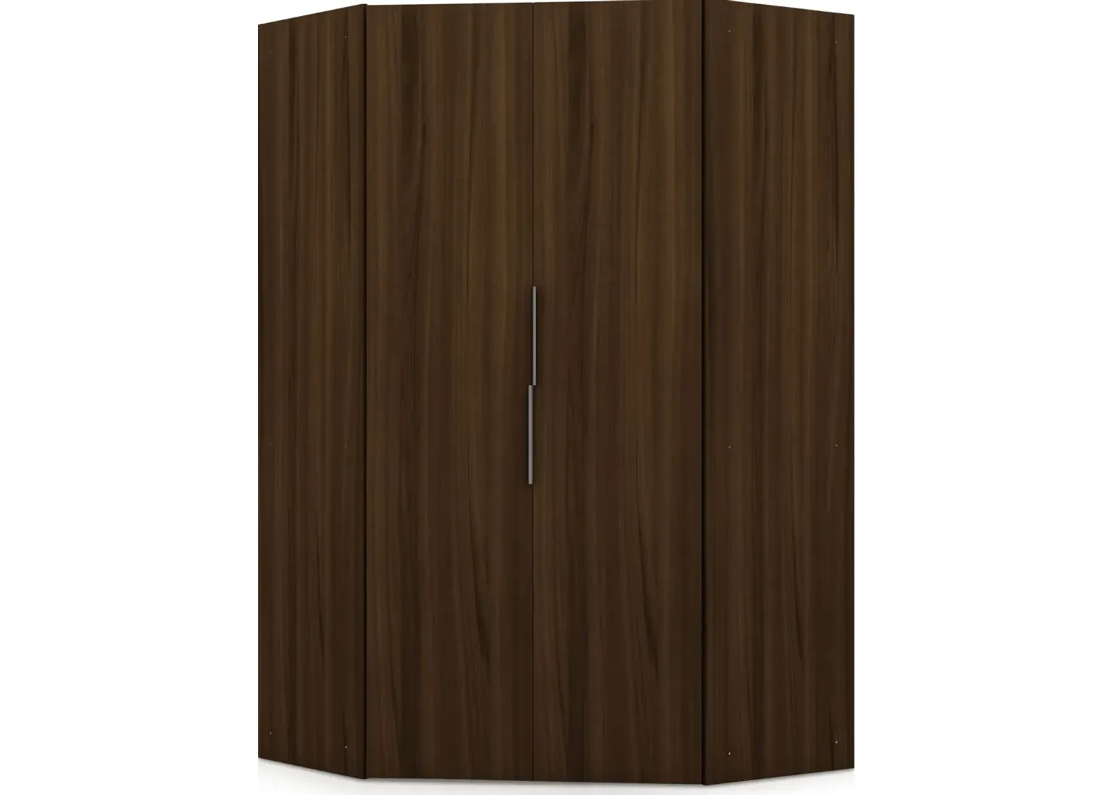 Cornell Corner Wardrobe Closet - Brown